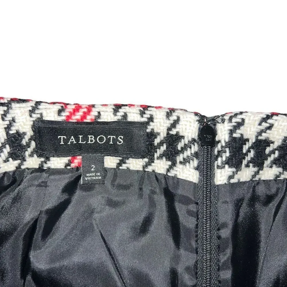 Talbots plaid wool